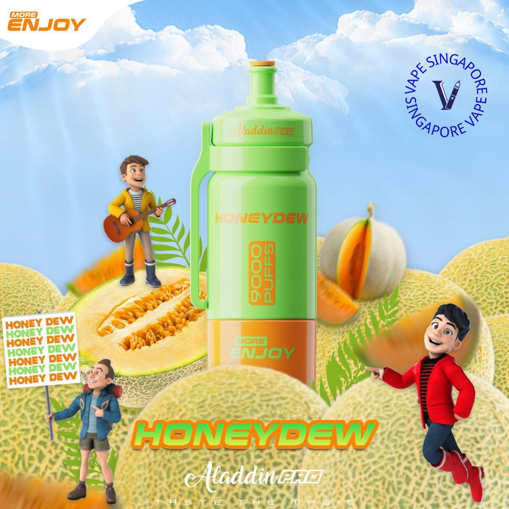 Aladdin Pro More Enjoy 9000 Puff Vape - Vape Singapore SG Vape