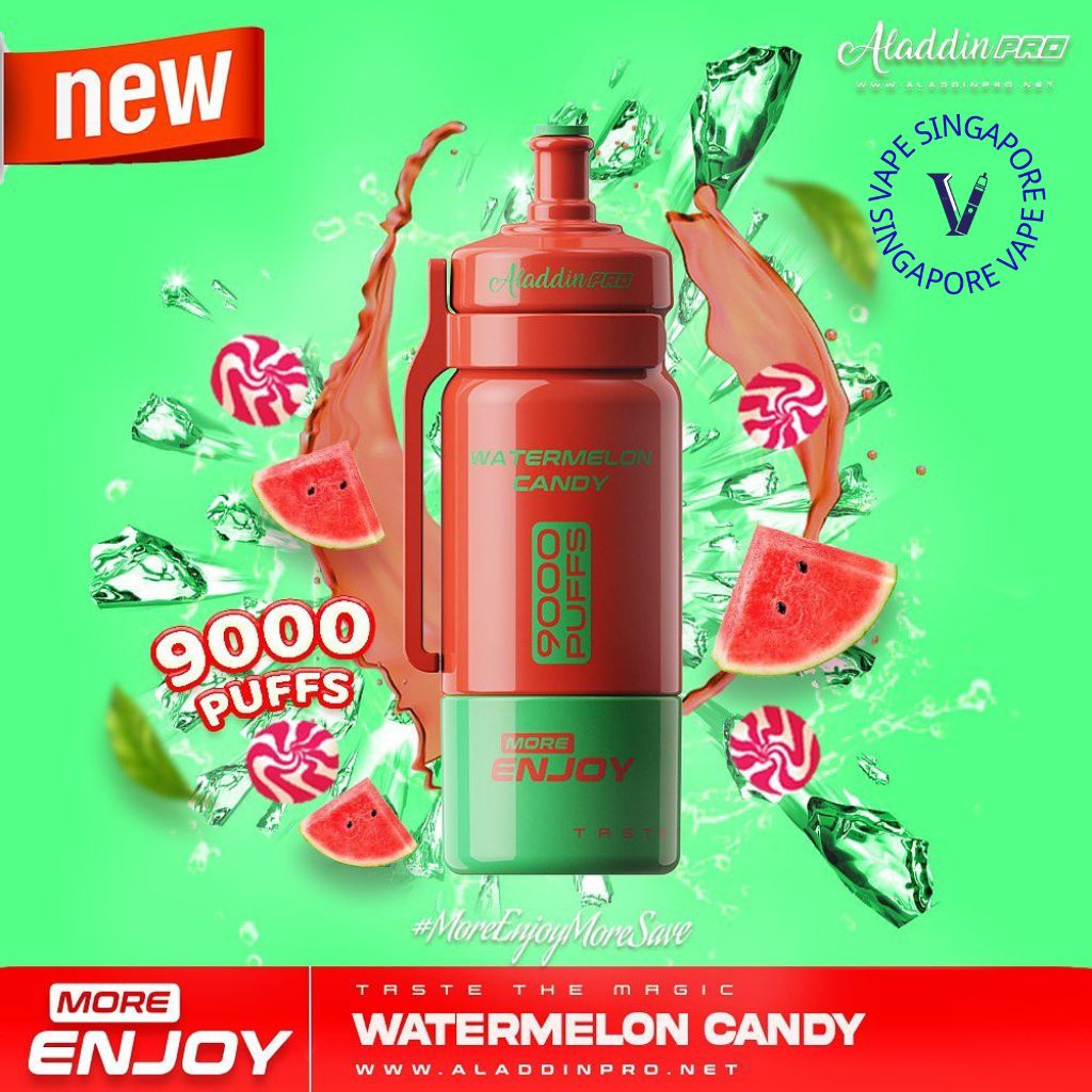 Aladdin Pro More Enjoy 9000 Puff Vape - Vape Singapore SG Vape