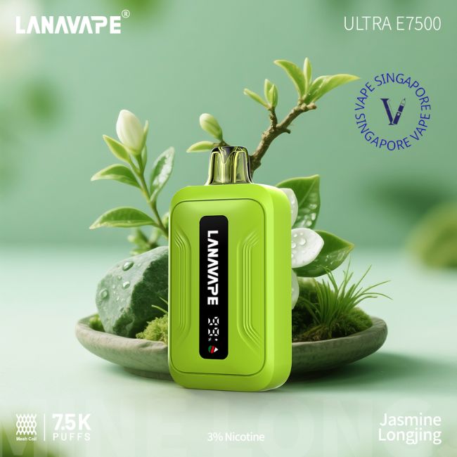 sg-vape-shop-singapore-lana-ultra-7500-puffs-jasmine-longjing-tea-flavour
