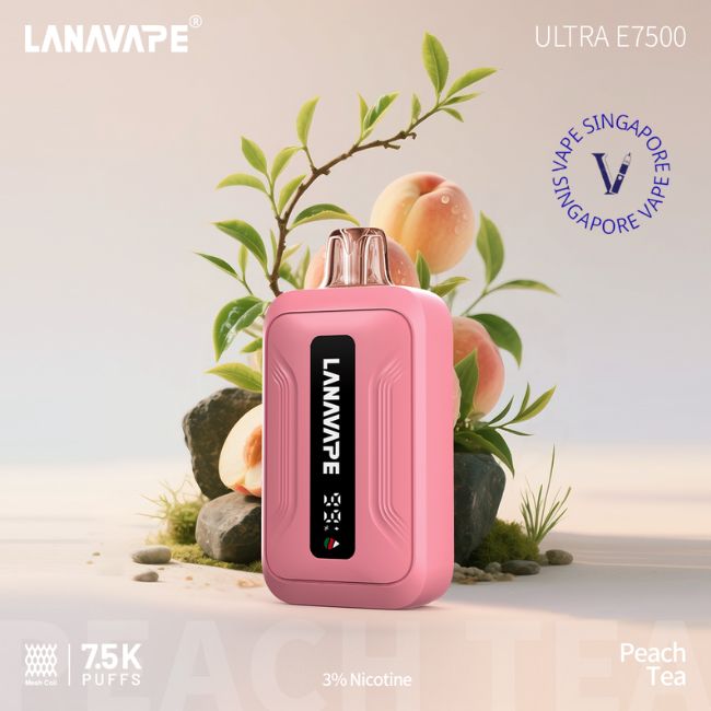 sg-vape-shop-singapore-lana-ultra-7500-puffs-peach-tea-flavour