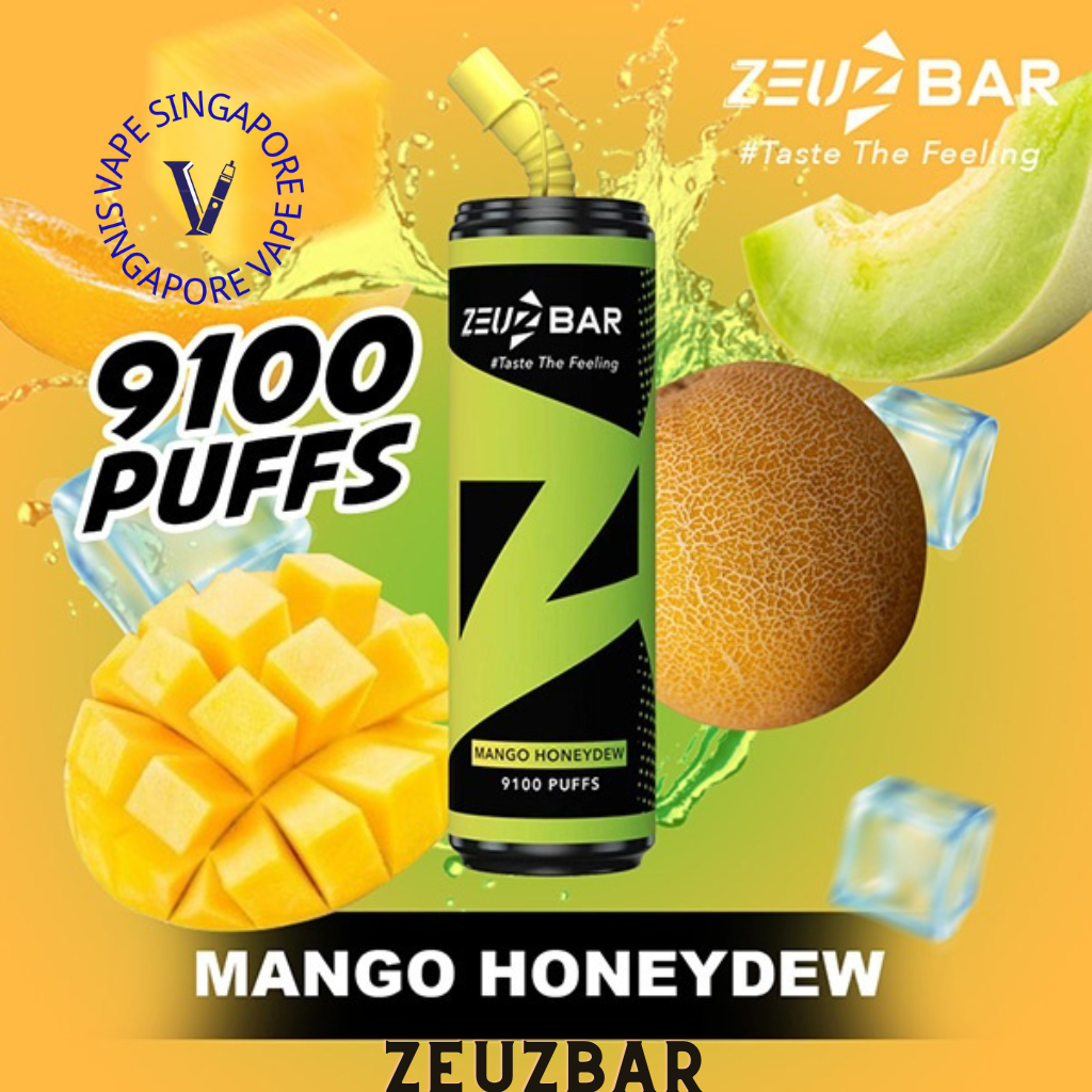 Zeuz Bar 9100 puff disposable vape - Vape Singapore SG Vape