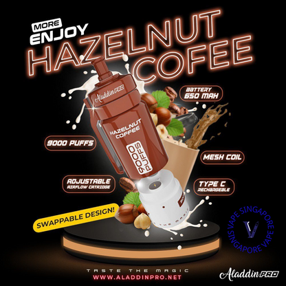 Aladdin Pro More Enjoy 9000 Puff Vape - Vape Singapore SG Vape